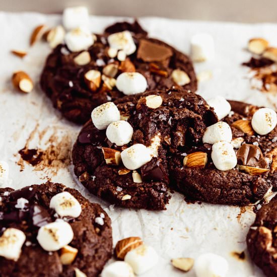 Rocky Road Cookies - Recipe photo by FlouringKitchen