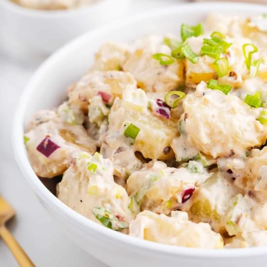 Vegan Potato Salad - Recipe photo by brokebankvegan