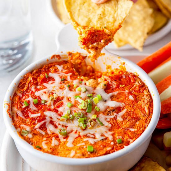 Buffalo Chicken Dip - Recipe photo by Flavor Mosaic