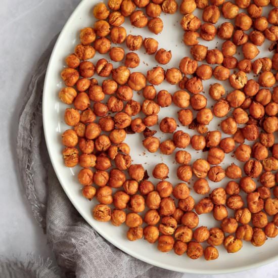 Air Fryer Crispy Chickpeas - Recipe photo by dizzybusyandhungry