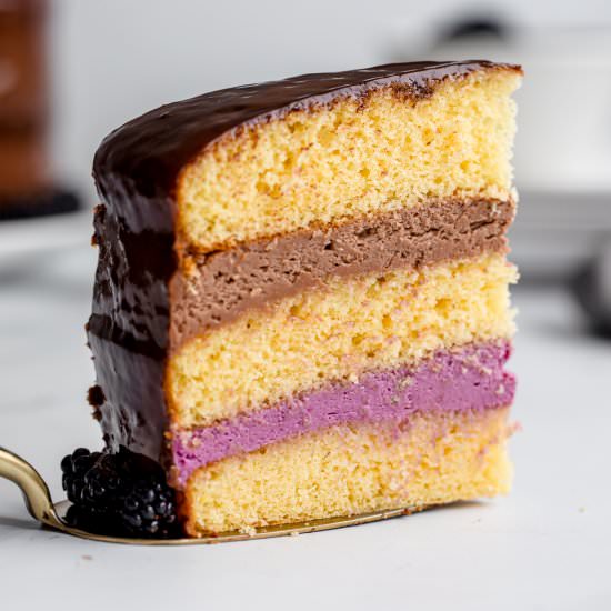 Blackberry Nutella Cake - Recipe photo by jernejkitchen