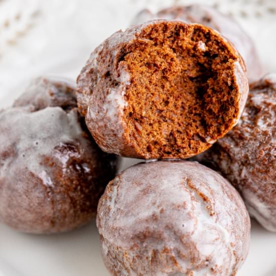 AIR FRYER CHOCOLATE DONUT HOLES - Recipe photo by KitchenDivas