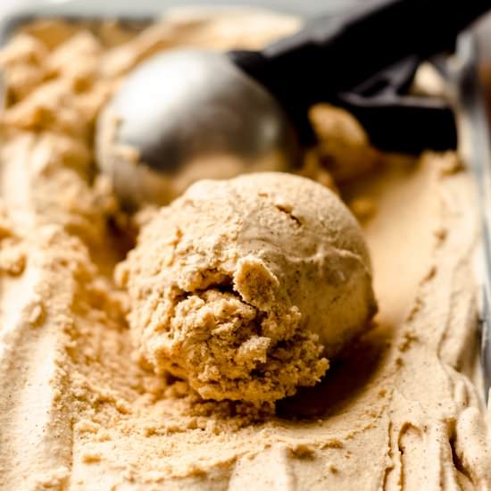 pumpkin ice cream - Recipe photo by freshaprilflours