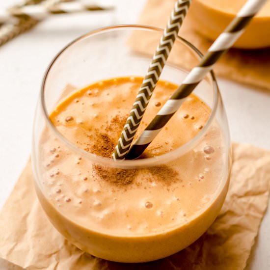 pumpkin pie smoothie - Recipe photo by freshaprilflours
