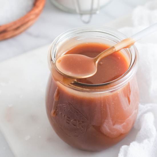 Easy Homemade Salted Caramel Sauce - Recipe photo by Cakes By Chichi