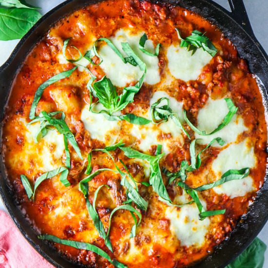 Italian Sausage Cauliflower Gnocchi - Recipe photo by tippsinthekitch