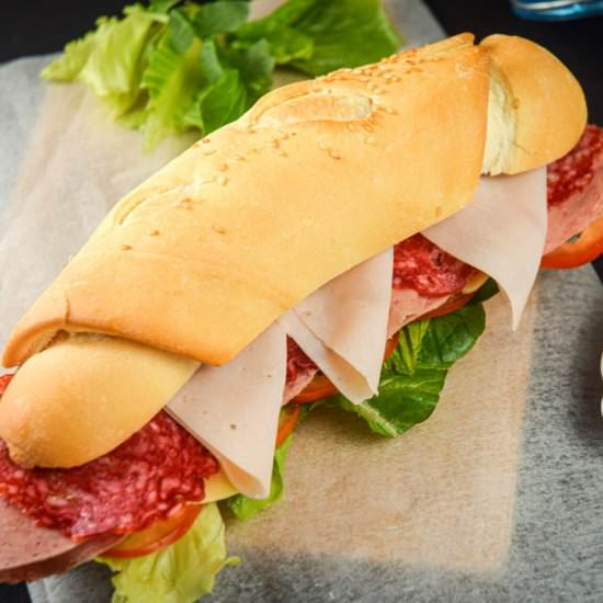 Triple Meat Sub Sandwich - Recipe photo by inthekitchnet