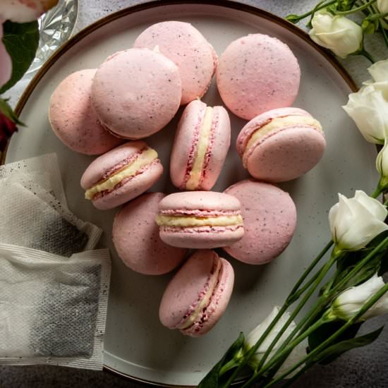 Earl Grey Macarons - Recipe photo by ellasbetterbakes