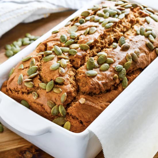 Better Than Starbucks Pumpkin Bread - Recipe photo by Keats Eats