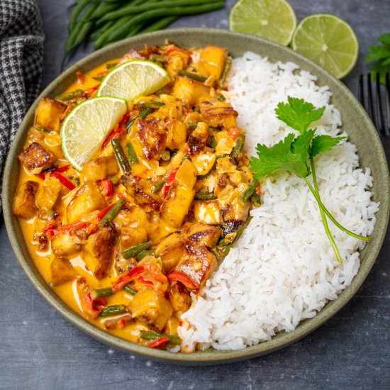 Vegan Tofu Thai Red Curry - Recipe photo by vegancocotte