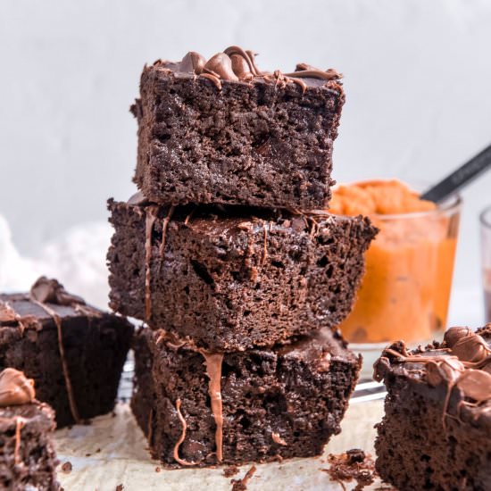 Healthy Pumpkin Brownies - Recipe photo by Chopnotch