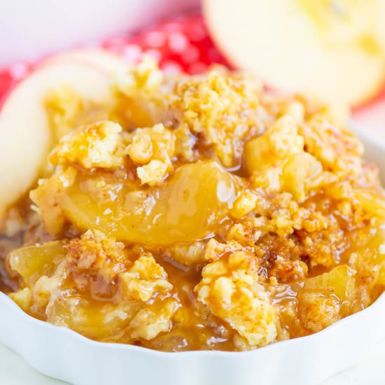 Caramel Apple Dump Cake - Recipe photo by pumpkinnspice