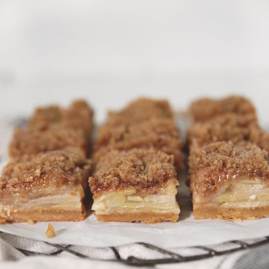 Apple Crisp Bars - Recipe photo by The Merrythought