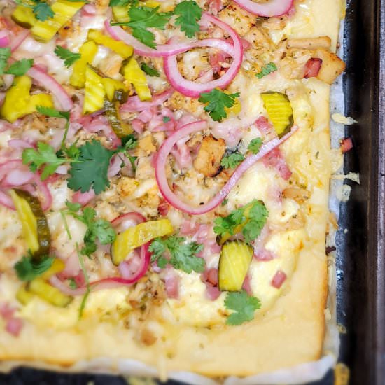 Cubano Pizza - Recipe photo by Estelle Forrest