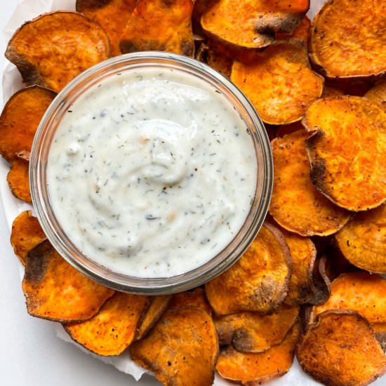Air Fryer Sweet Potato Chips - Recipe photo by frozen_bananas_
