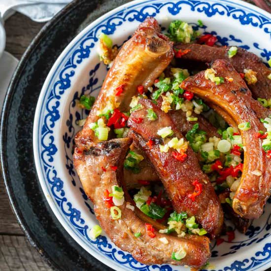 Air Fryer Ribs (Chinese Style) - Recipe photo by Healthy World Cuisine