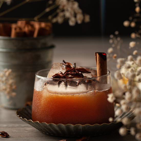 Simple Pumpkin Spice Old Fashioned - Recipe photo by marleysmenu