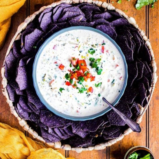 Kimchi Queso - Recipe photo by taoofspice