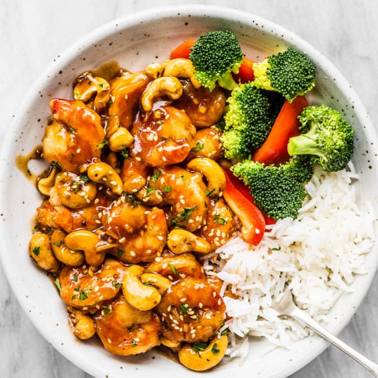 Cashew Shrimp - Recipe photo by The Endless Meal
