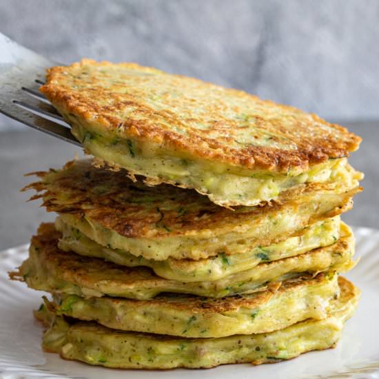 Zucchini Potato Fritters - Recipe photo by Aredspatula