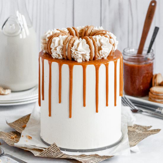 Salted Caramel Cake - Recipe photo by CAKED by Katie