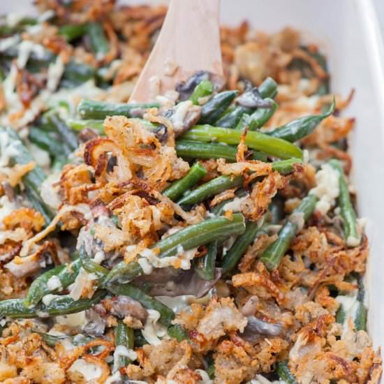 green bean casserole - Recipe photo by everyday-delicious.com