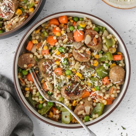 One Pot Sausage & Couscous - Recipe photo by balancewithjess