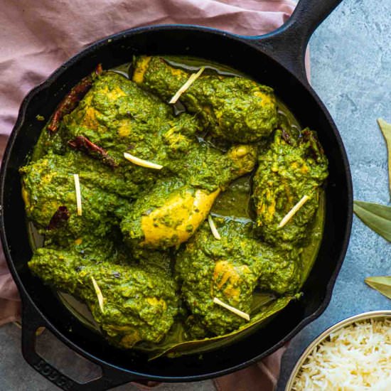 Saag Chicken - Recipe photo by shintasimon