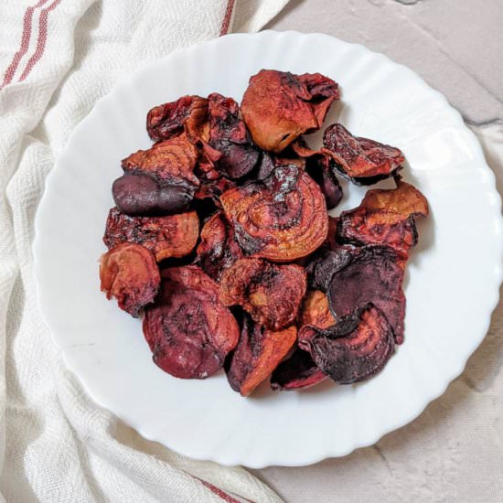 Air fryer Beet Chips - Recipe photo by rparm