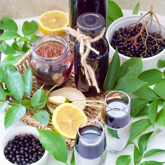 Homemade Elderberry Syrup - Recipe photo by joskitchenlarder