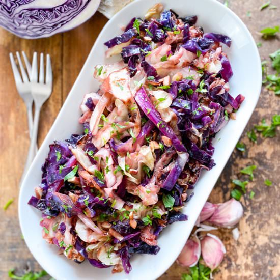 Spanish Garlic Cabbage - Recipe photo by Spain on a Fork