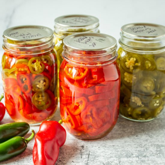 Pickled Peppers - Recipe photo by BeyondtheCoop