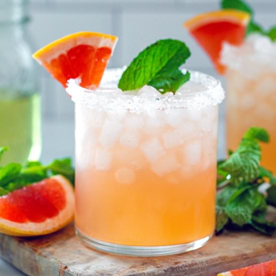 Grapefruit Mint Margarita - Recipe photo by Wearenotmartha