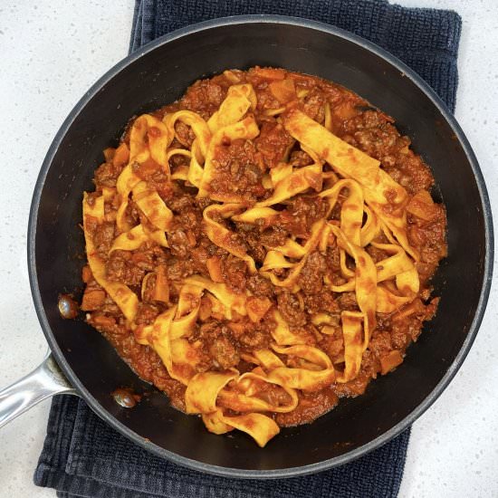 Homemade Turkey Bolognese - Recipe photo by tequila.and.flour