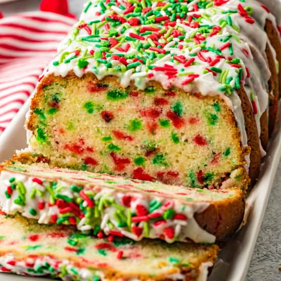 Christmas Funfetti Bread - Recipe photo by KitchenDivas
