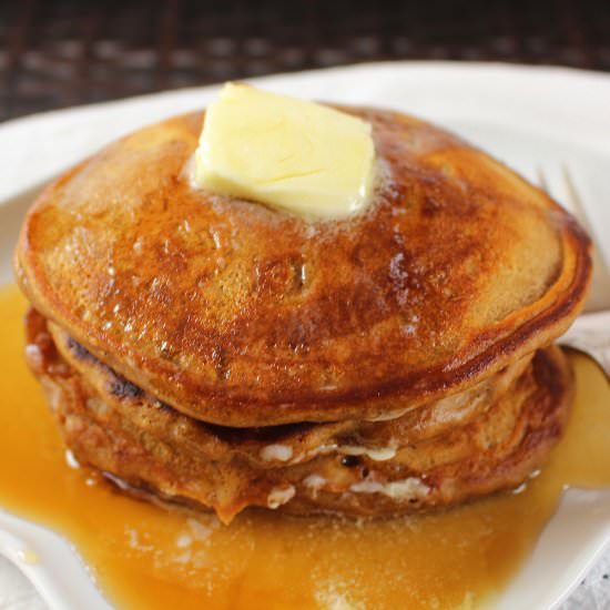 Coffee Maple Pancakes - Recipe photo by PalatablePastime