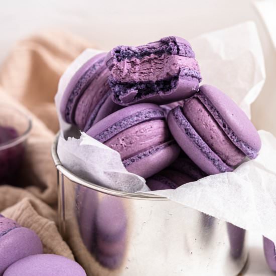 Ube Macarons - Recipe photo by catherine.desserts