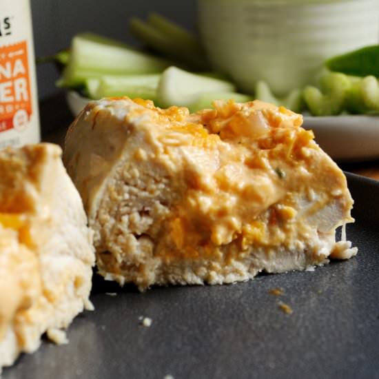 Low-Carb Stuffed Chicken - Recipe photo by joytothefood
