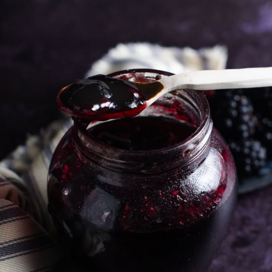 Homemade Blackberry Jelly - Recipe photo by lostinf00d