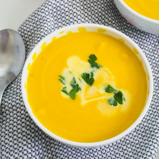 Roasted Butternut Squash Soup - Recipe photo by cookingwithteamj