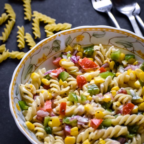 COLD PASTA SALAD - Recipe photo by hattyfoods