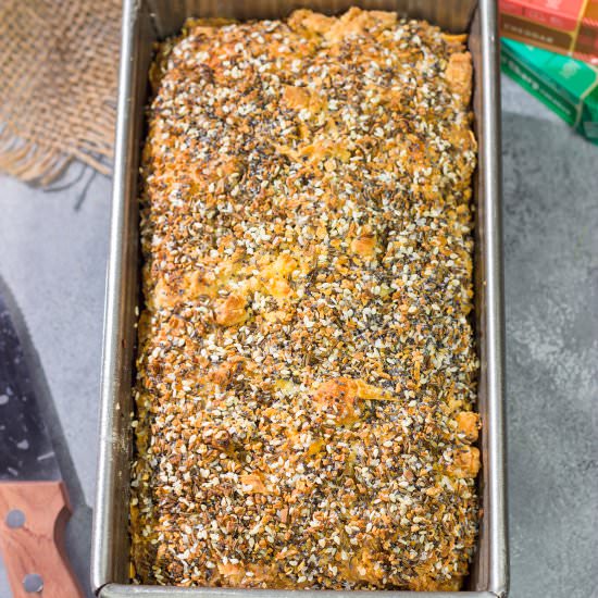 Cheesy Everything Bread - Recipe photo by spicedblog