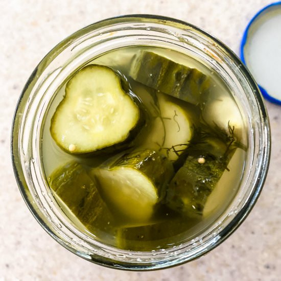 Spicy Pickles - Recipe photo by Lisa G Cooks