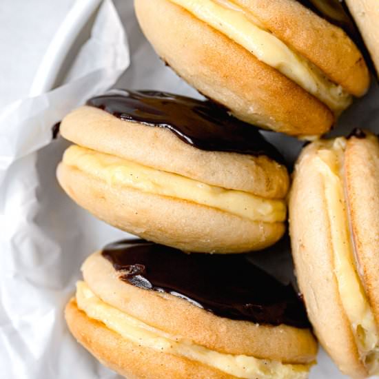 Boston Cream Whoopie Pies - Recipe photo by sloanes.table