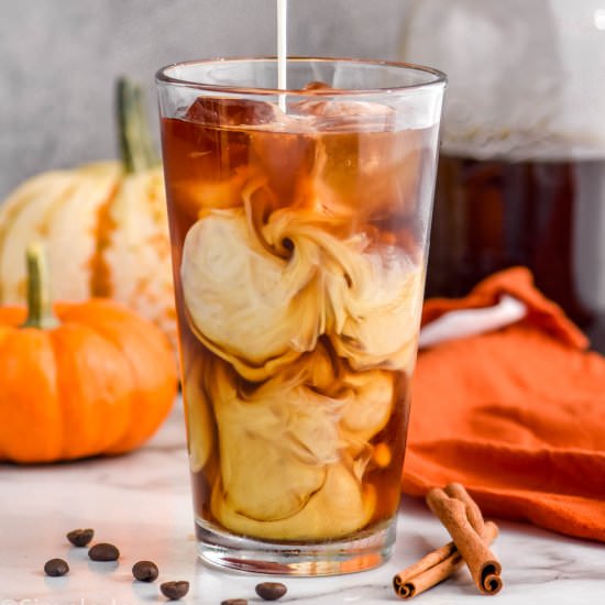 Pumpkin Cold Brew - Recipe photo by simplejoy