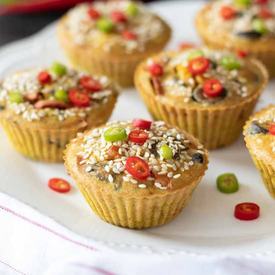 Mini Chickpea Flour Frittatas (GF) - Recipe photo by Marinela