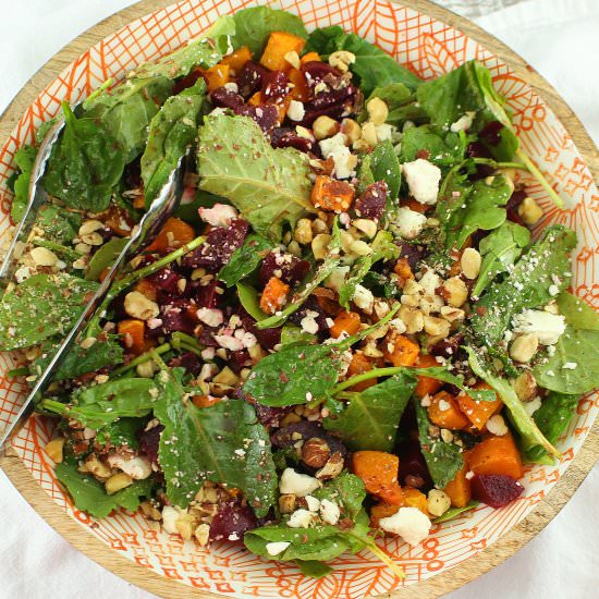 Pumpkin and Beet Salad - Recipe photo by PalatablePastime
