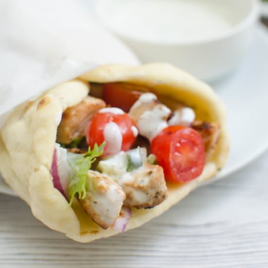 Easy Pork Gyros - Recipe photo by fakeginger