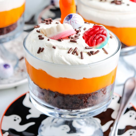 Halloween Chocolate Trifle - Recipe photo by FoodFolksandFun