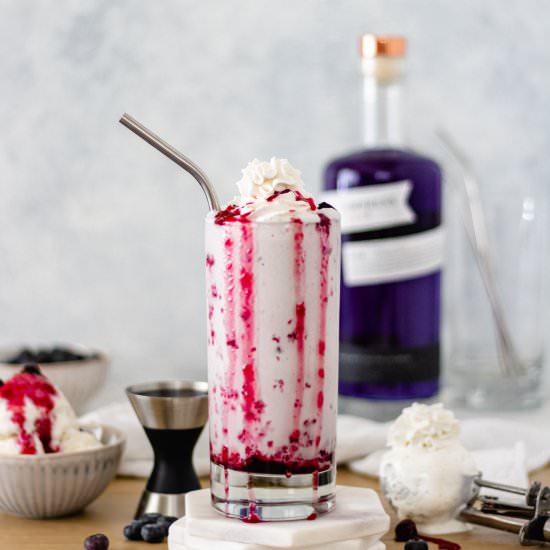Mixed-Berry Ice Cream Shake - Recipe photo by Alifedelicious